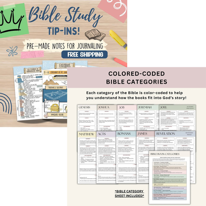 Scribble & Scripture™ | 75 Bible Tip-Ins for Faith Journaling